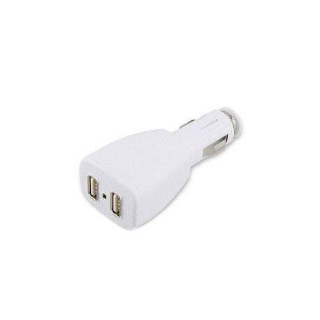 DOUBLE chargeur 12 volts allume cigare pour Iphone, Ipad et Ipod.