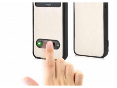 Etui  SMART FENETRE blanc pour iPhone 5