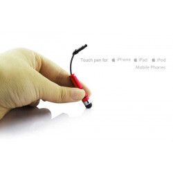  MINI Stylet rouge pour Iphone,ipad et Ipod touch .