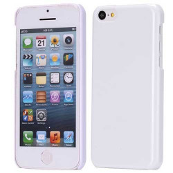 Coque GLASS blanche pour iPhone 5C