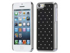 Coque BLING noire pour iPhone 5C