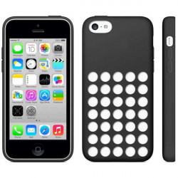 Coque PERFOREE noire pour iPhone 5C