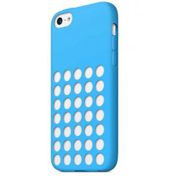 Coque PERFOREE bleue pour iPhone 5C