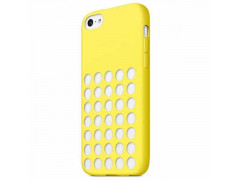 Coque PERFOREE jaune pour iPhone 5C