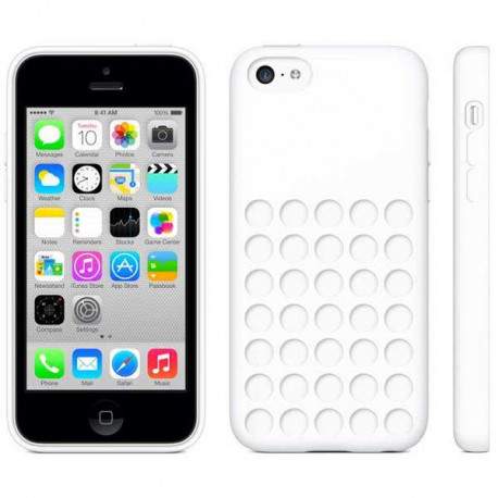 Coque PERFOREE blanche pour iPhone 5C