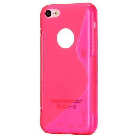 Coque S-LINE rose pour iPhone 5C