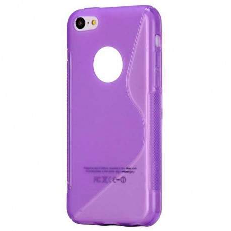 Coque S-LINE mauve pour iPhone 5C