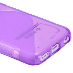 Coque S-LINE mauve pour iPhone 5C