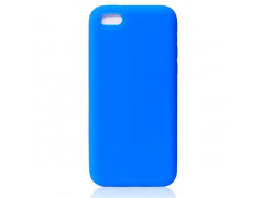 Coque silicone bleue pour iPhone 5C