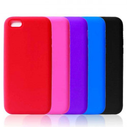 Coque silicone noire pour iPhone 5C