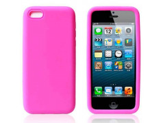 Coque silicone rose pour iPhone 5C