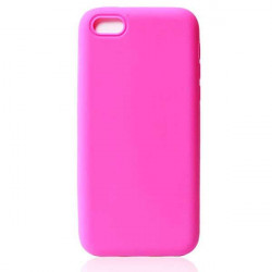 Coque silicone rose pour iPhone 5C