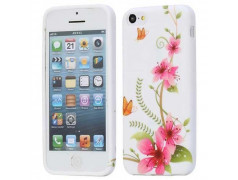 Coque RED FLOWERS pour iPhone 5C