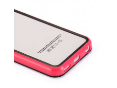 BUMPER LUXE noir et rose pour iPhone 5C