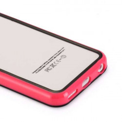BUMPER LUXE noir et rose pour iPhone 5C