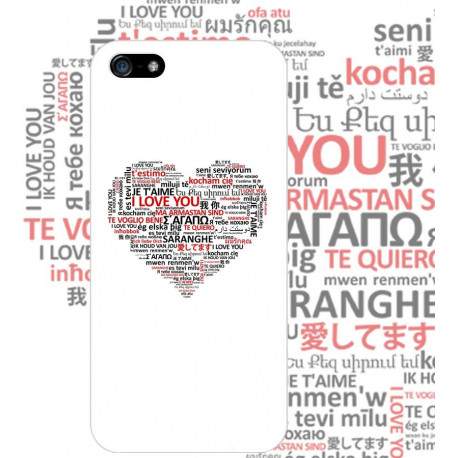 Coque COEUR 3 pour iPhone 5C