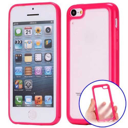 Coque HYBRID rose pour iPhone 5C