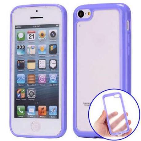 Coque HYBRID mauve pour iPhone 5C