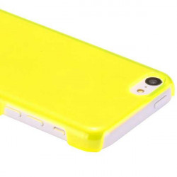 Coque FLUORESCENTE CRYSTAL jaune pour iPhone 5C