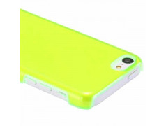 Coque FLUORESCENTE CRYSTAL verte pour iPhone 5C