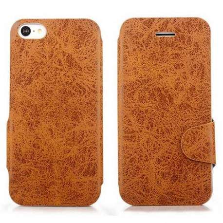 Etui cuir portefeuille CANADA pour iPhone 5C