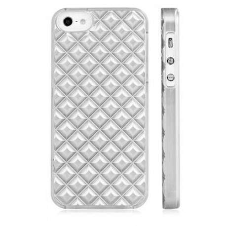 Coque NID D'ABEILLES blanc pour iPhone 5C