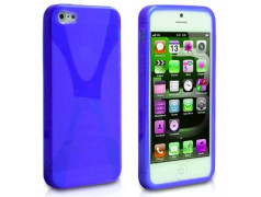 Coque X-LINE bleue pour iPhone 5C