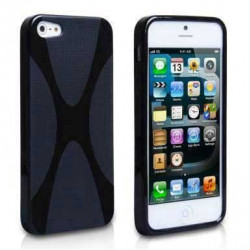 Coque X-LINE noire pour iPhone 5C