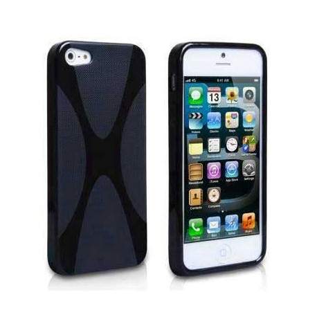 Coque X-LINE noire pour iPhone 5C