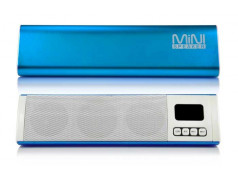 Haut parleurs digital portable stereo pour telephones ( bleu )