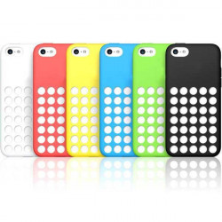 Coque PERFOREE noire pour iPhone 5C