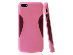 Coque CURVE rose pour iPhone 5C