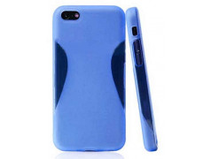 Coque CURVE bleue pour iPhone 5C