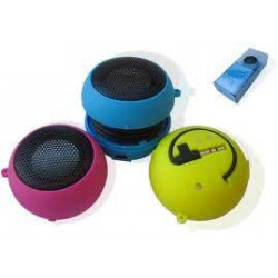 Mini haut-parleur portable hamburger noir pour ordinateur laptop MP3 MP4 iPod iPhone