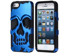 Coque DEATH MASK bleue pour iPhone 5 et 5S