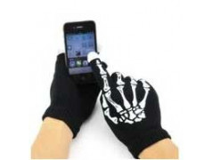 Gants SQUELETTE pour Iphone, Ipad, Ipod, smartphones et tablettes numériques .