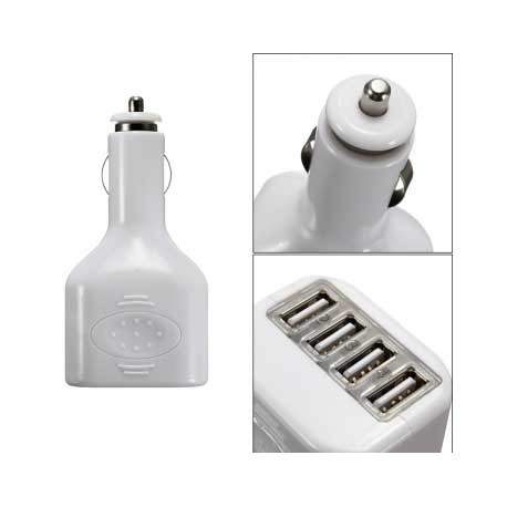 chargeur 4 USB 12 volts allume cigare
