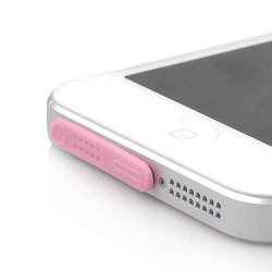 PROTECTION CONNECTEURS ROSE POUR IPHONE 5, 5s, 5c et ipod touch 5   