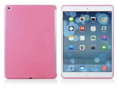 Coque souple rose compatible SMART COVER pour IPAD AIR