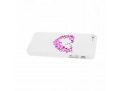 Coque COEUR FLEURS pour iPhone 5 et 5S