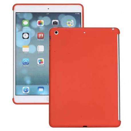 coque SILICONE rouge pour IPAD AIR