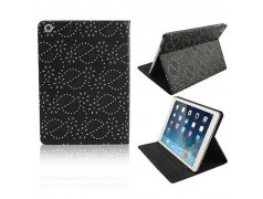 Etui cuir DIAMOND noir pour IPAD AIR