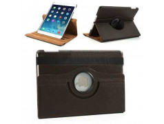 Etui cuir 360 marron pour IPAD AIR