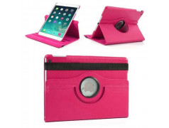 Etui cuir 360 rose pour IPAD AIR