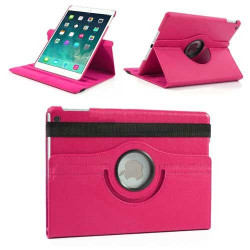 Etui cuir 360 rose pour IPAD AIR