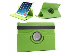 Etui cuir 360 vert pour IPAD AIR