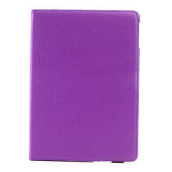 Etui cuir 360 mauve pour IPAD AIR