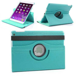 Etui cuir 360 bleu pour IPAD AIR