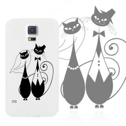 Coque PAIR OF CATS pour Samsung Galaxy S5