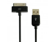 Câble USB noir pour Iphone, Ipad et Ipod .